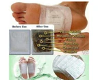 Detox Foot Pad Patches Pads Natural Plant Detox Herbal Toxin Removal Sticky Adhesive - 40