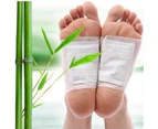 Detox Foot Pad Patches Pads Natural Plant Detox Herbal Toxin Removal Sticky Adhesive - 40