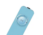 MP3 Player Stylish Rechargeable Mini Portable Music Media for Home-Blue