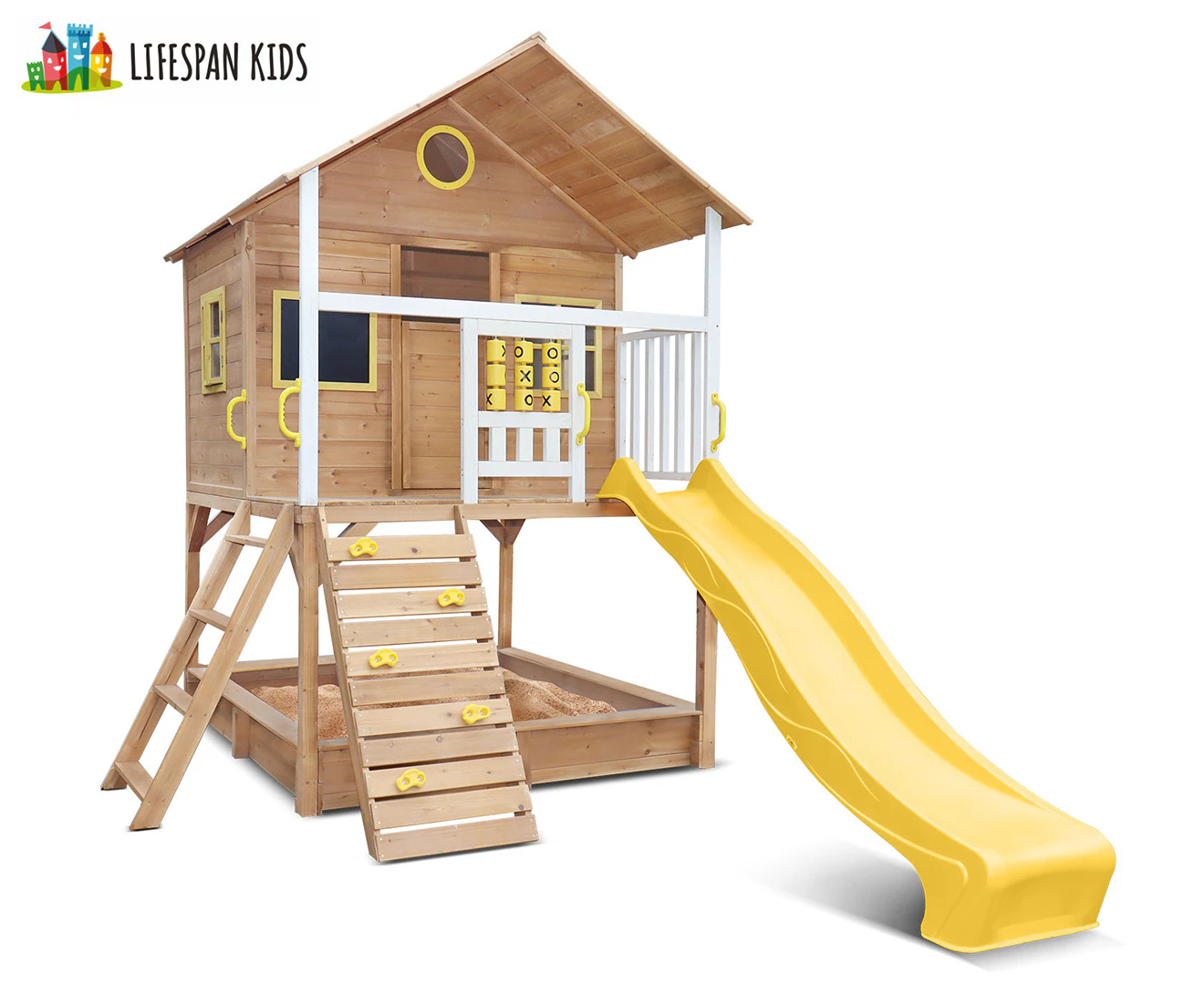 Lifespan Kids Warrigal Cubby House - Yellow Slide