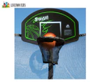 Lifespan Kids HyperJump Swish Trampoline Basketball Hoop - Black/Green/White