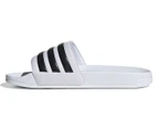 Adidas Unisex Adilette Shower Slides - White/Black