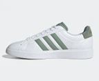 Adidas Men's Grand Court 2.0 Sneakers - White/Green/Olive