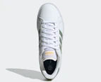 Adidas Men's Grand Court Base 2.0 Sneakers - White/Green/Gold