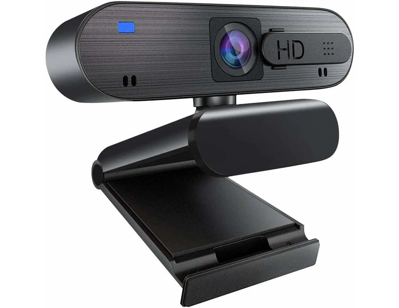 1080P Webcam with Microphone, Auto Focus Streaming Web Camera, USB Computer Camera for PC Laptop