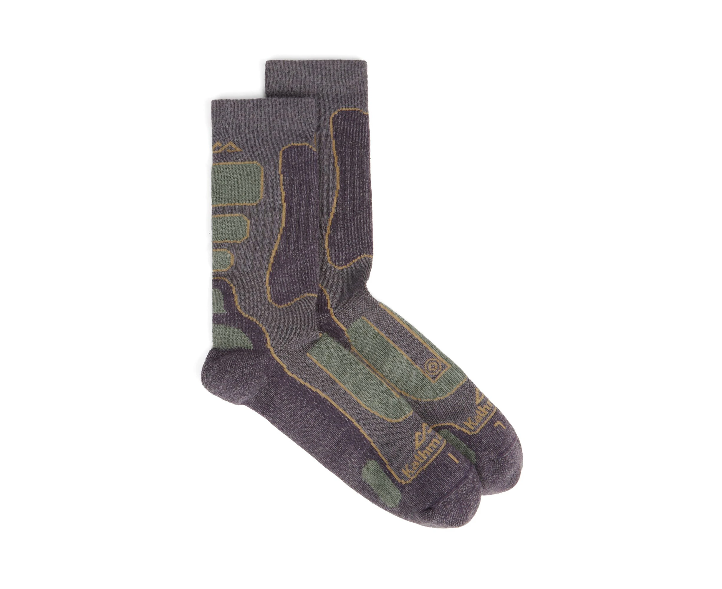 Kathmandu NuYarn Ergonomic Unisex Comfortable Padded Hiking Trekking Socks  Men's  Hiking Socks