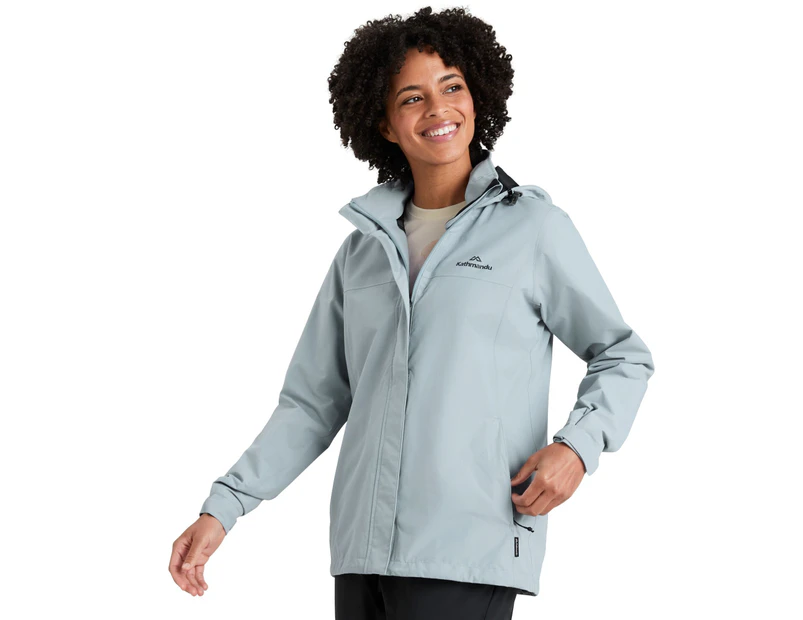 Kathmandu Women's Andulo 2-layer Rain Jacket  Rain Coat - Blue Ripple