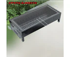 Large Size Portable Hibachi Outdoor BBQ Barbecue Grill Sets Charcoal Picnic Hiking Party Festival Camping