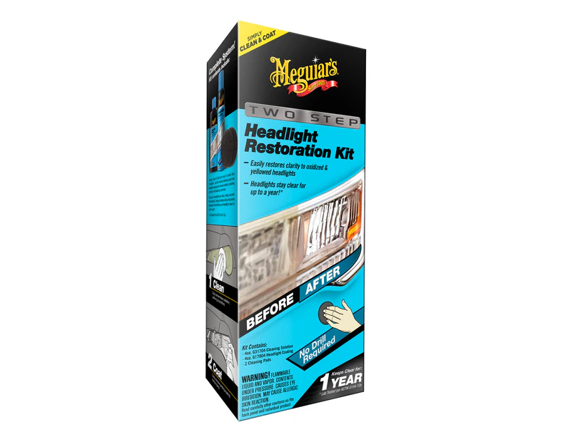 Meguiar's G2970 Two Step Headlight Restoration Kit