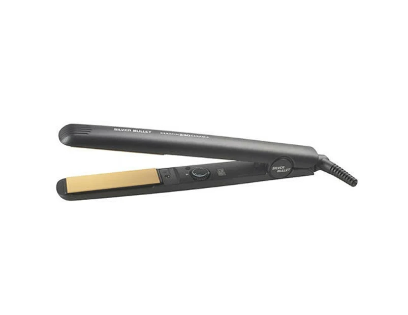 Silver Bullet Keratin 230 Ceramic Hair Straightener with Accessories