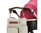 Large Capacity White Nappy Bag