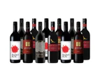 Everyday Mixed Red Shiraz Wine Australian Regional Pack - 12 Bottles