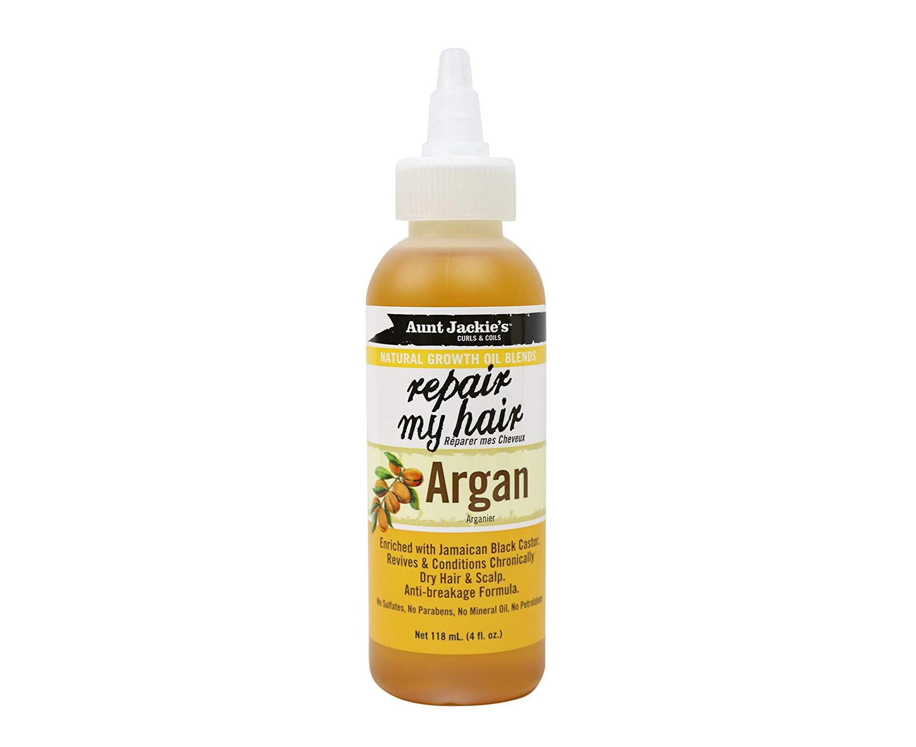 Aunt Jackie's Repair My Hair Argan Natural Growth Oil 118mL (4oz)