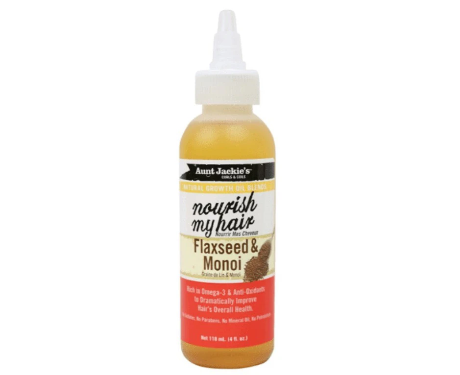 Aunt Jackie's Growth Oil Flaxseed & Monoi 118mL (4oz)