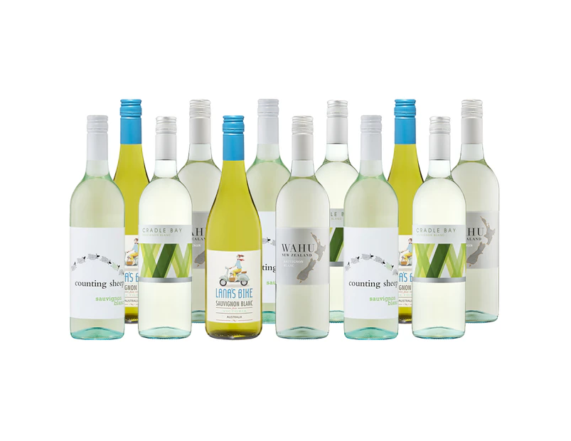 Mixed Sauvignon Blanc Everyday Value White Wine Pack - 12 Bottles