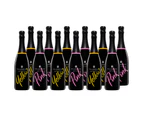 Sparkling Wine Budget Dozen Case Yellow And Pink Yellowglen - 12 Bottles