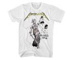 Metallica T Shirt Justice For All Album Art Metallica Shirt - White