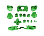 green-Full Buttons Kits for  Xbox One/Elite Controller (3.5mm Port) with handle shell button RBLB Siamese button
