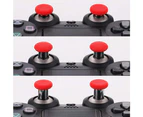 Red-Swap Thumbstick Grips Replacement Parts Analog Joy Sticks for Xbox one ELITE，PS4 Controller Accessories
