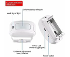 Wireless PIR Motion Sensor Detector Security Alarm Chime,(1 Receiver and 2 PIR Detectors)-2 Receiver and 1 PIR Detectors