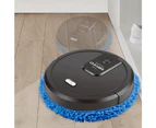 Smart Mopping Machine Robot Cleaner Household Full-Automatic UV Spray Humidification - Black