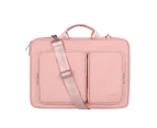 Laptop Bag For 13.3 14 15.4 15.6 Inch Shoulder Notebook Case For Macbook Air 13 Case Xiaomi Asus HP Handbag Waterproof Briefcase - Pink
