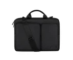 Laptop Bag For 13.3 14 15.4 15.6 Inch Shoulder Notebook Case For Macbook Air 13 Case Xiaomi Asus HP Handbag Waterproof Briefcase - Black