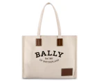 Bally Crystalia Fabric Tote Bag - Natural