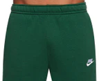 Nike Sportswear Men's Club Joggers / Tracksuit Pants - Gorge Green/White
