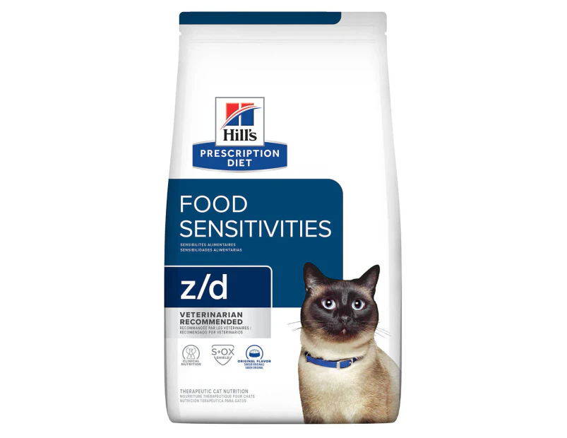 Hill's Prescription Diet Z/D Skin/Food Sensitivities Dry Cat Food 1.8kg