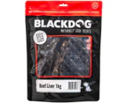 Black Dog Beef Liver Dog Treats 1Kg 1kg