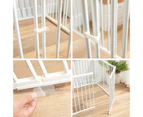 TOPET Portable 12 Panel Pet Dog Playpen Puppy Exercise Cage Play Pen Fence - White