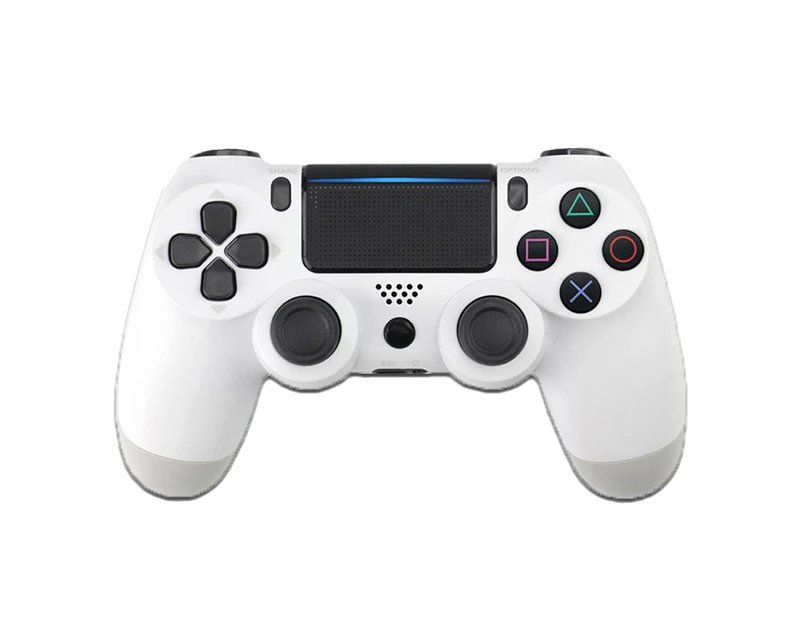 Bluebird Game Controller 6 Axis Dual Shock with Touch Panel Wireless Bluetooth-compatible 4.0 Game Joystick for PS4 Game Console-White