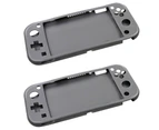Bluebird 2Pcs Soft Silicone Full Protective Case Cover for NS Switch Lite Game Console-Blue Green