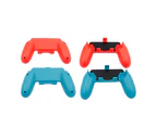 Bluebird 2Pcs Controller Grip Handle for Nintendo Switch Joy-Con N-Switch Console Holder-Red + Blue
