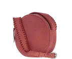GABEE Mackenzie Whipstitch Soft Leather Circle Bag - Buttercup