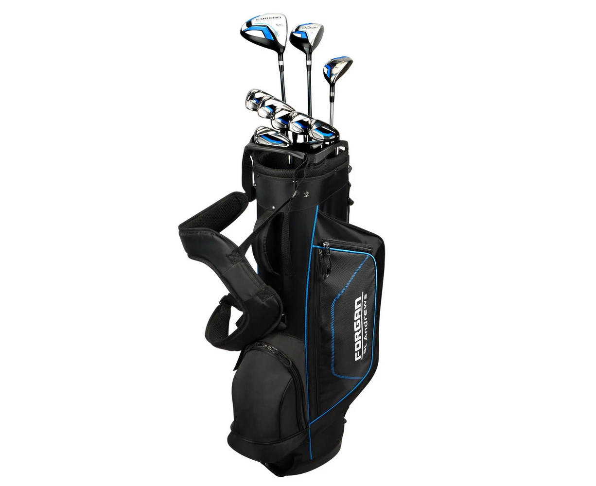 Forgan of St Andrews F200 Golf Clubs Set with Bag, Graphite/Steel, Mens Right Hand