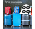 30 Pcs Luggage Wheel Suitcase Replacement Wheels Repair Rubber Wheel with Screw
