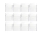 12Pcs Transparent Packing Box Plastic Candy Box Gift Container Square Container