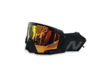 Nitro NV-100 Dark Horizon Black/Grey MX Motocross Motorbike Goggles - CE Approved