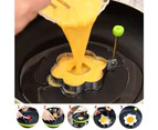 4 Pcs Stainless Steel Egg Shaped Pancake Mould Omelette Mold Heart Shape Frying Egg Cooking Tool Kitchen Accessories Gadget-FLSM