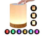 Dimmable Led Mood Table Lamp Bedside Lamp Warm White Light Touch Night Light For Bedroom Bedside Lamp