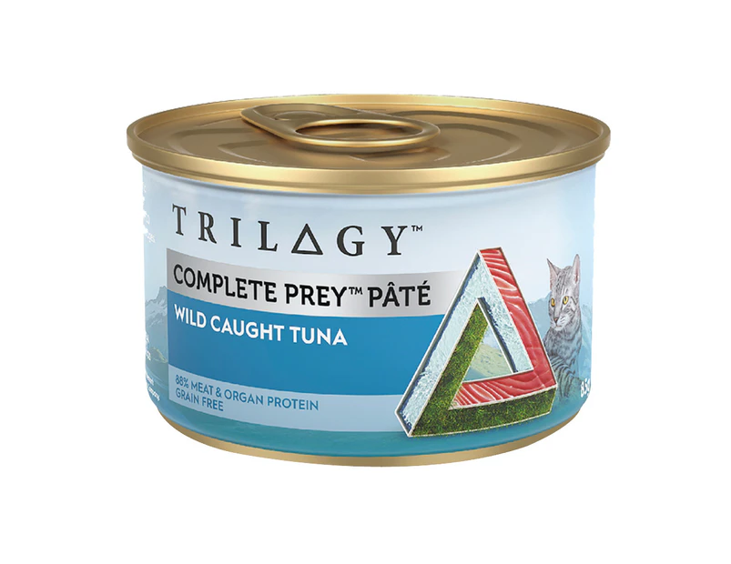 Trilogy Complete Prey Pate Grain Free Wet Cat Food Tuna 24 x 85g