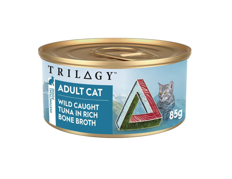 Trilogy Adult Instinctual Wet Cat Food Tuna in Bone Broth 24 x 85g