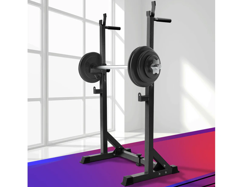 Everfit Weight Bench Adjustable Squat Rack Home Gym Equipment 300kg