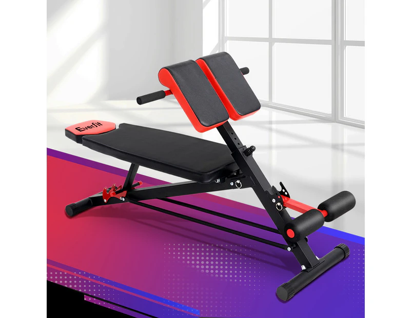 Everfit Weight Bench FID Bench Sit UP Adjustable Hme Gym Equipment Bench Press