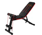 Everfit Weight Bench Adjustable FID Bench Press Home Gym 150kg Capacity