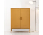 ArtissIn Buffet Sideboard Metal Cabinet - SWEETHEART Yellow