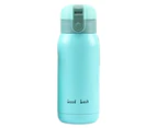 Wear-resistant Thermal Cup Pop-up Cover Kids Cartoon Hot - Blue