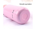 Wear-resistant Thermal Cup Pop-up Cover Kids Cartoon Hot - Pink